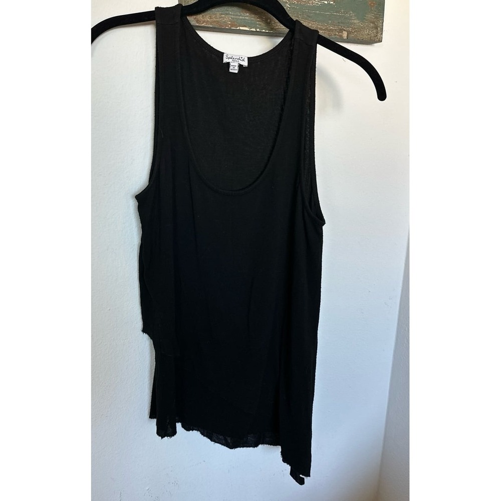 Splendid Black Layered Tank Top